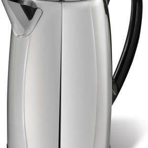 Farberware 12 Cup Electric Coffee Percolator, Coffee Maker with Stainless Steel Basket, Automatic Keep Warm, No-Drip Spout